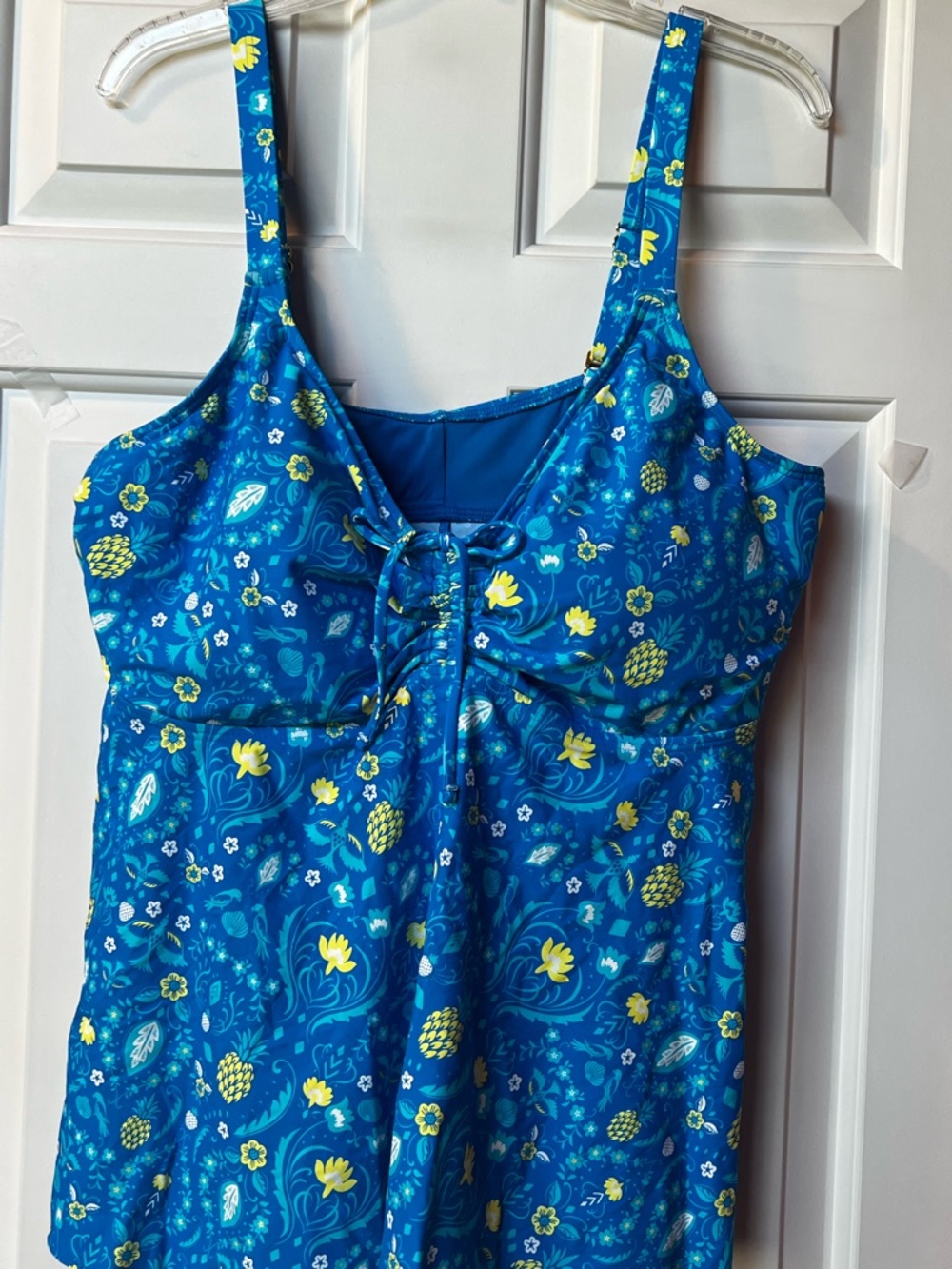 Sunset Escape Blue Women's Swimwear Top